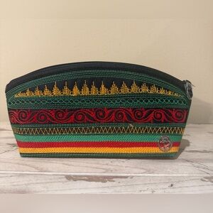 Banda Bags Colorful Embroidered Zippered Pouch